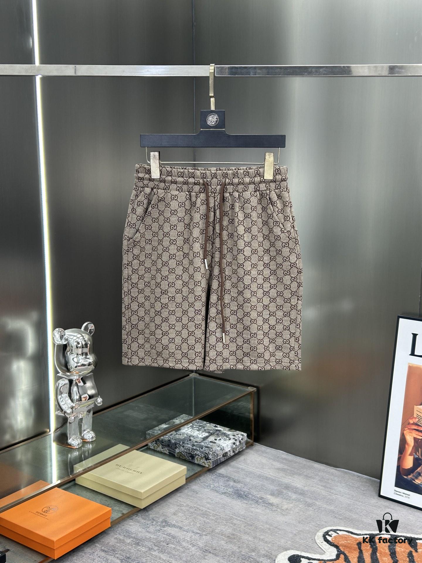 69313301908475d562cd9831 GUCCI 2025 Spring/Summer New Arrival Jacquard Knit Shorts