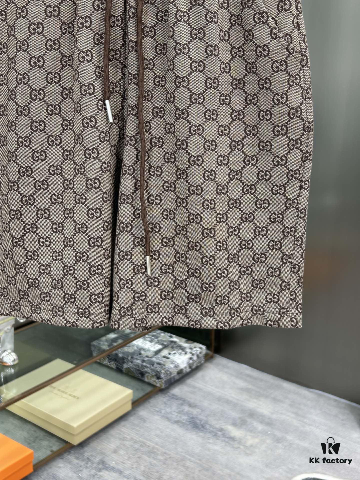 6931331a908475d562cd9838 GUCCI 2025 Spring/Summer New Arrival Jacquard Knit Shorts