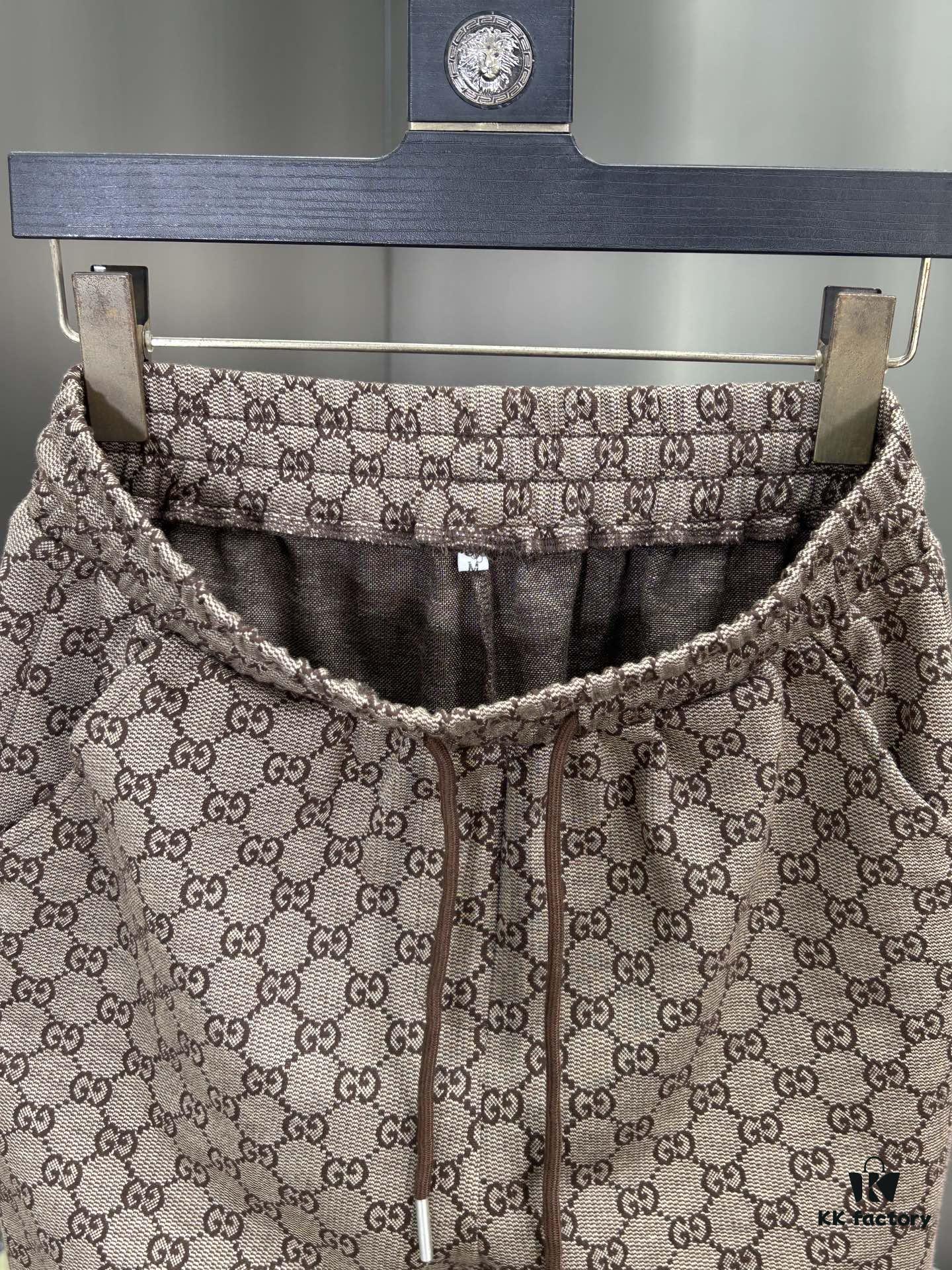 6931332a908475d562cd983c GUCCI 2025 Spring/Summer New Arrival Jacquard Knit Shorts