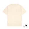 2025 Summer New Arrival Gucci Abstract Double G Logo Print 300g Combed Cotton Round Neck Short Sleeve T-Shirt Unisex