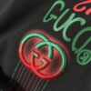 GUCCI 2025 Spring/Summer New Arrival Unisex T-Shirt with Red-Green Embroidered Logo and Print