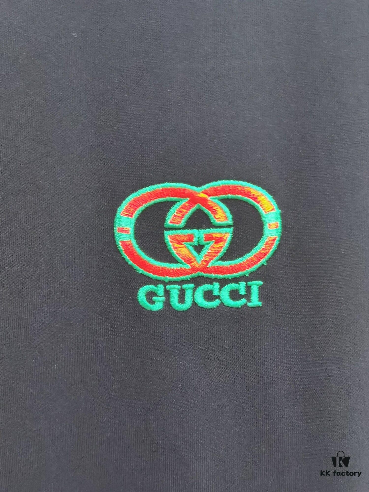 6931345f908475d562cd9892 Gucci Embroidered Short Sleeve T-Shirt (Top Quality Version, Different from Common Stock)