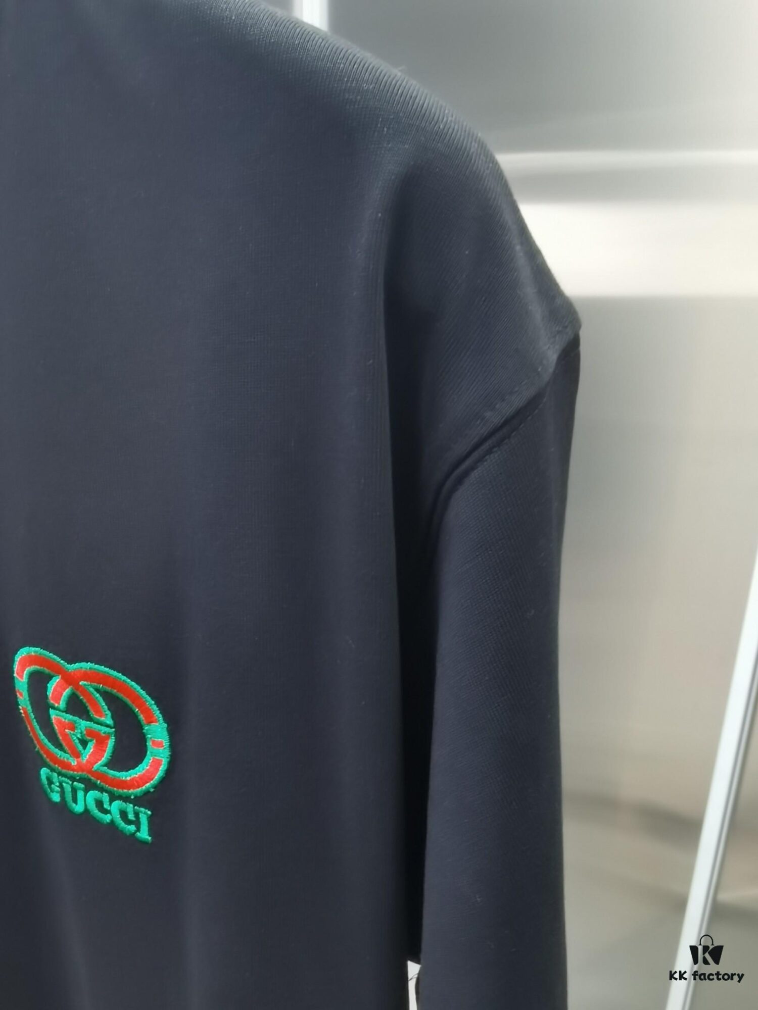 69313460908475d562cd9893 Gucci Embroidered Short Sleeve T-Shirt (Top Quality Version, Different from Common Stock)