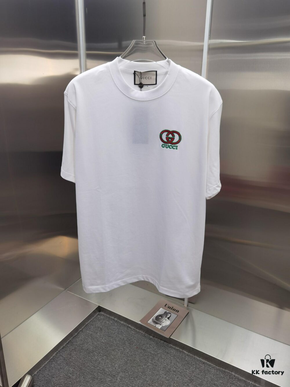 69313466908475d562cd9894 Gucci Embroidered Short Sleeve T-Shirt (Top Quality Version, Different from Standard Stock)