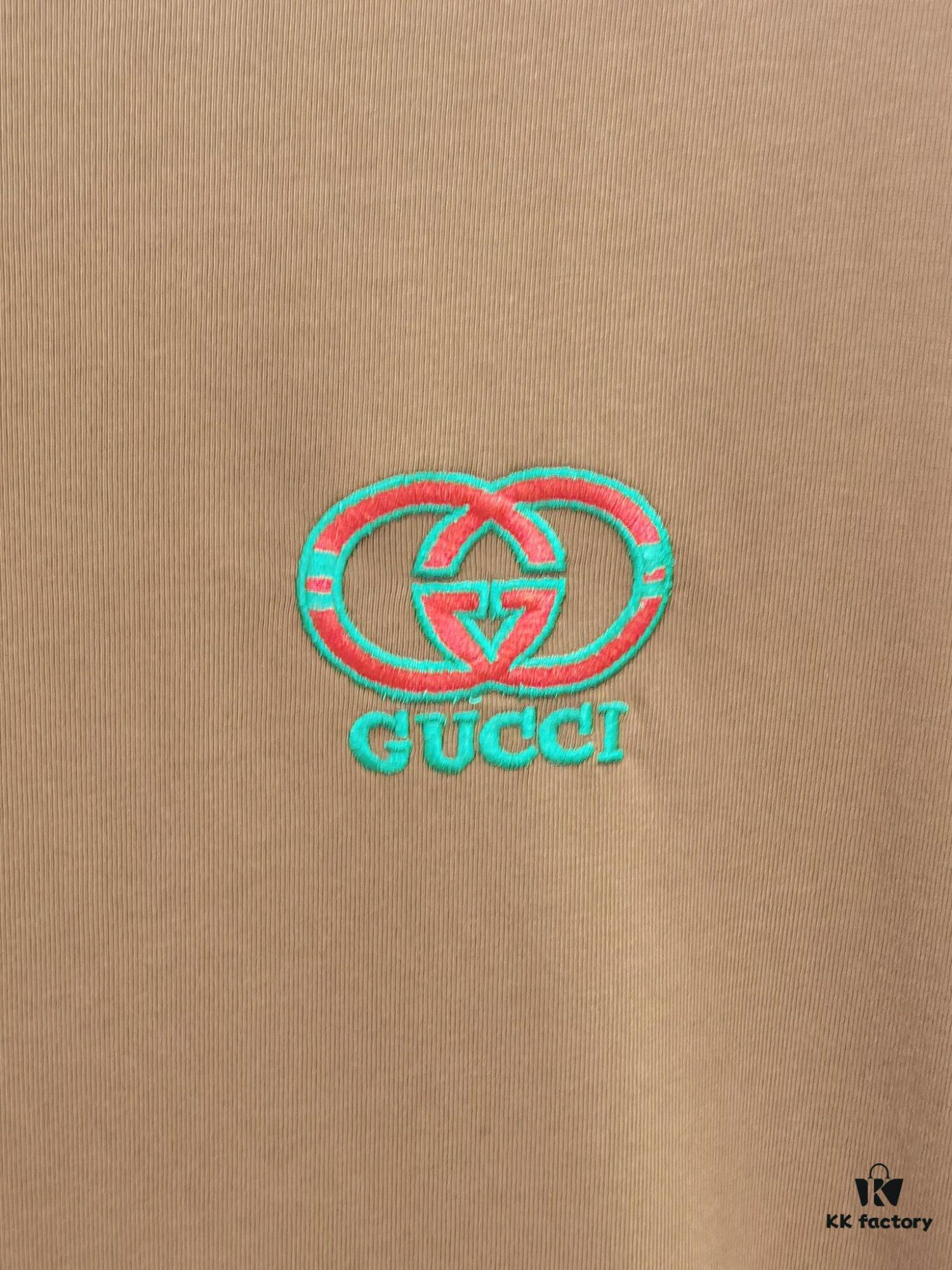 6931348a908475d562cd989e Gucci Embroidered Short Sleeve T-Shirt (Top Quality Version, Different from Standard Stock)