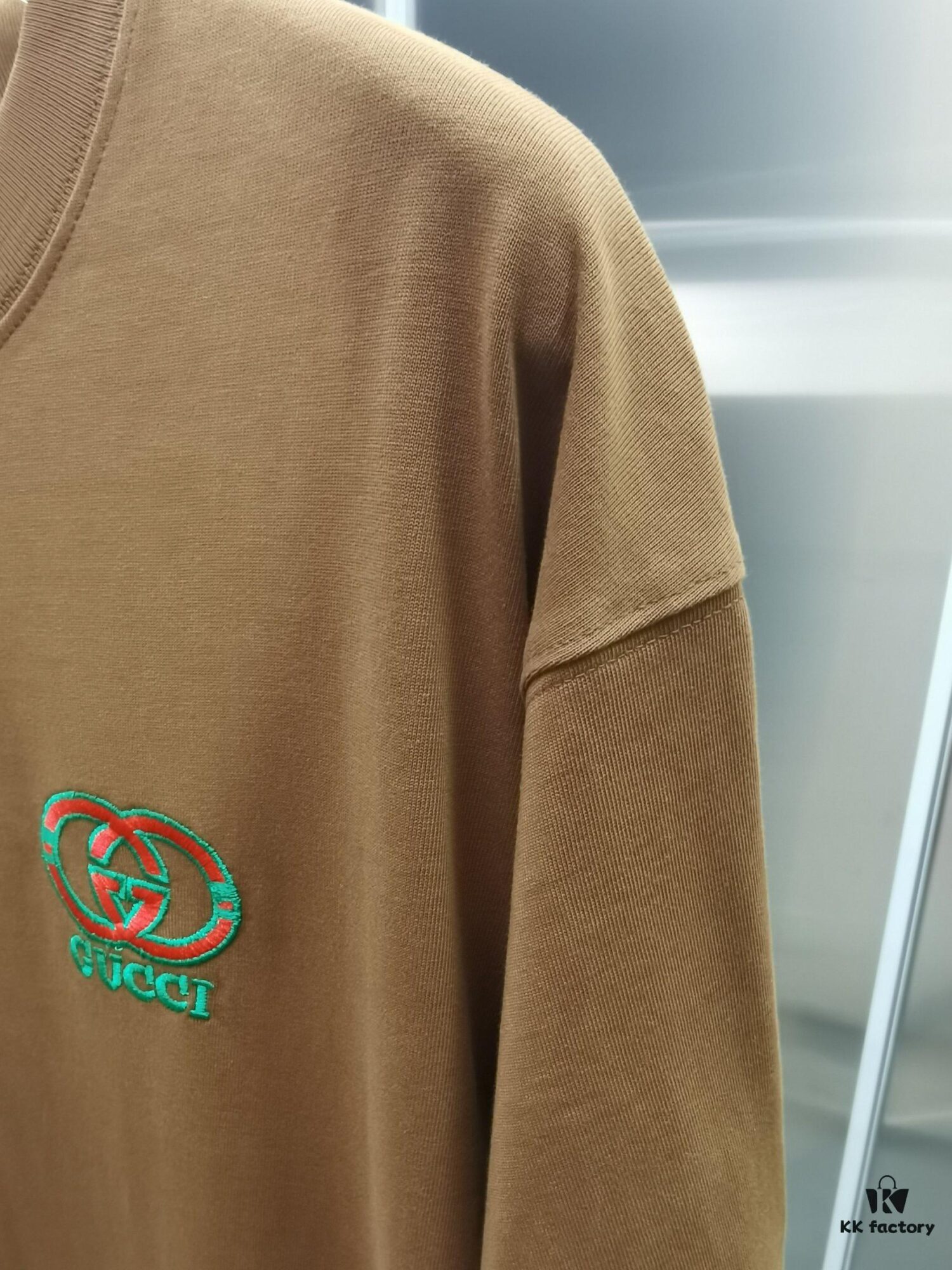 6931348f908475d562cd989f Gucci Embroidered Short Sleeve T-Shirt (Top Quality Version, Different from Standard Stock)