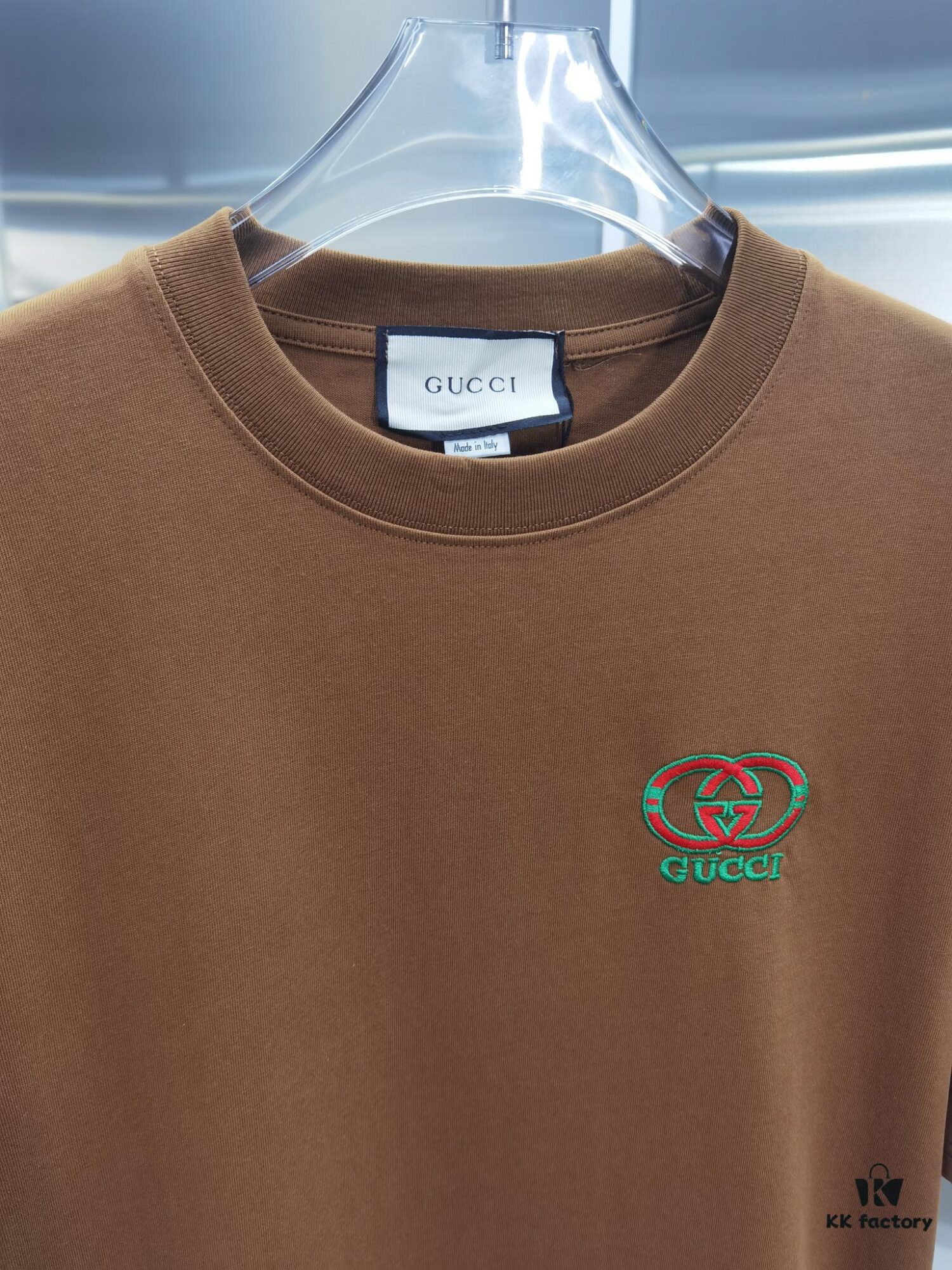 69313495908475d562cd98a1 Gucci Embroidered Short Sleeve T-Shirt (Top Quality Version, Different from Standard Stock)