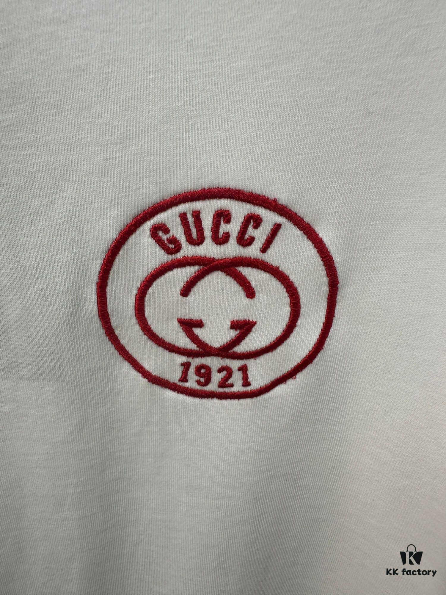 693134b4908475d562cd98aa Gucci Embroidered Short Sleeve T-Shirt (Top Quality Version, Different from Standard Stock)