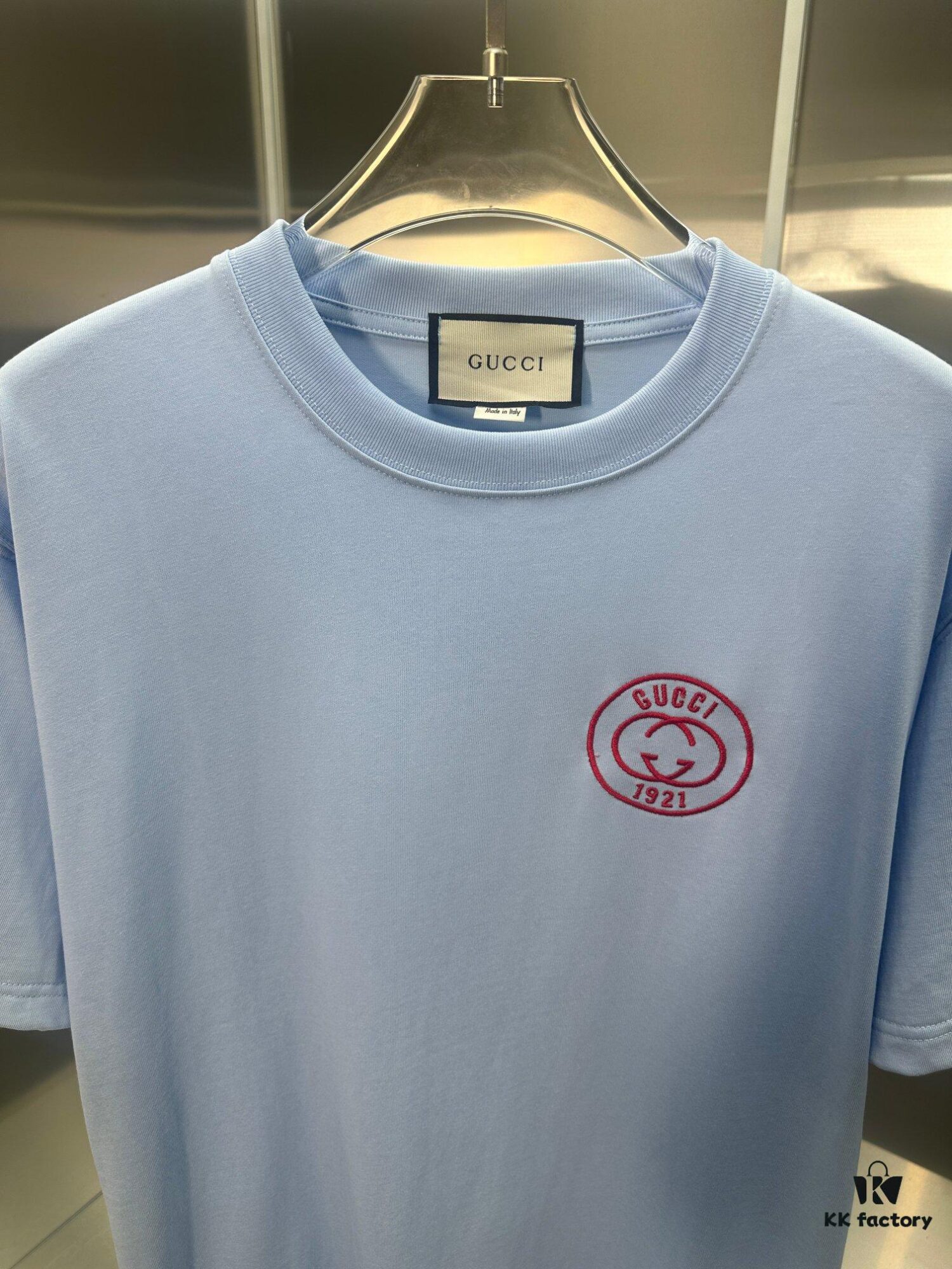 693134d1908475d562cd98b5 Gucci Embroidered Short Sleeve T-Shirt (Top Quality Version, Different from Standard Stock)