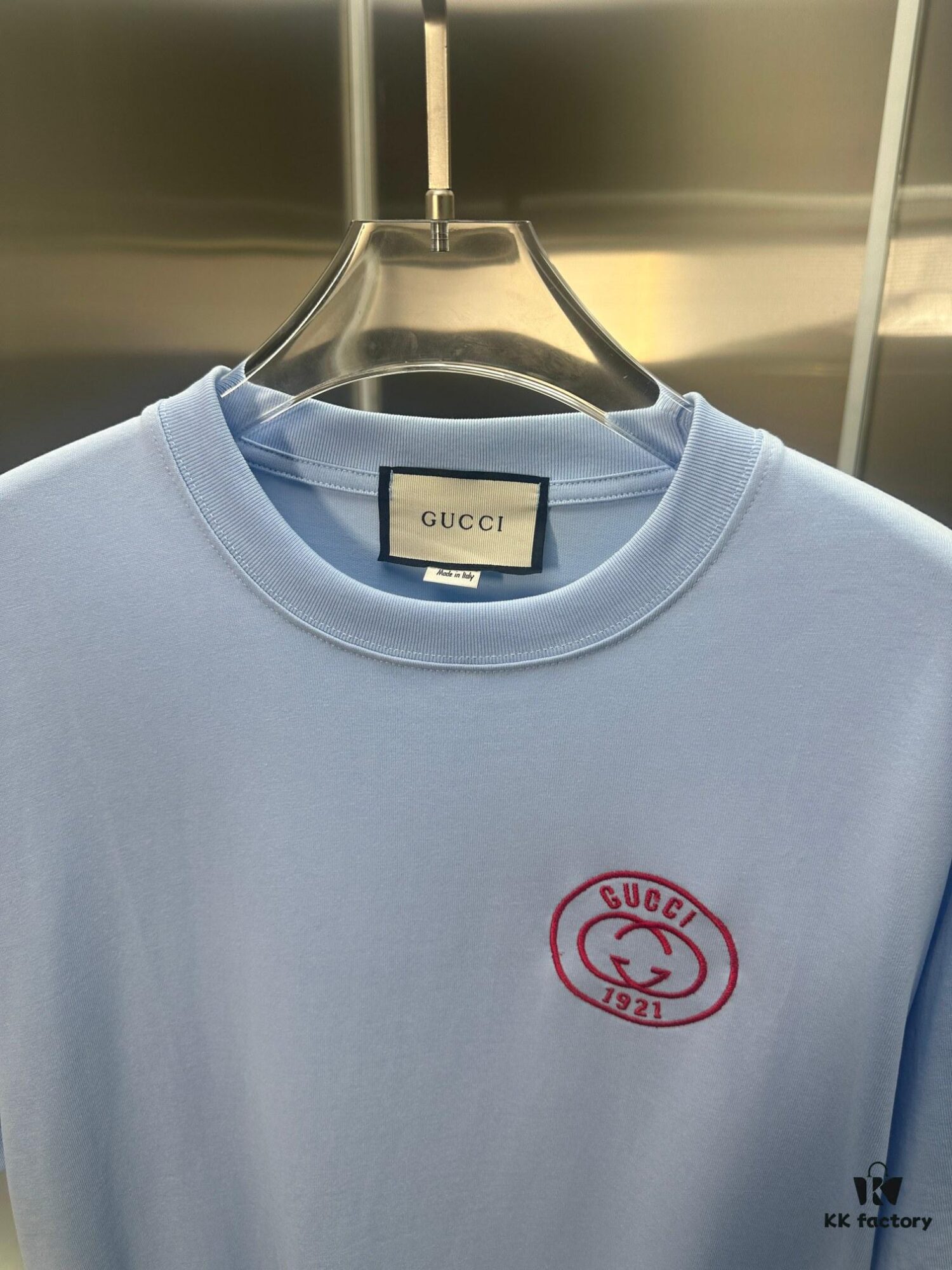 693134d4908475d562cd98b6 Gucci Embroidered Short Sleeve T-Shirt (Top Quality Version, Different from Standard Stock)