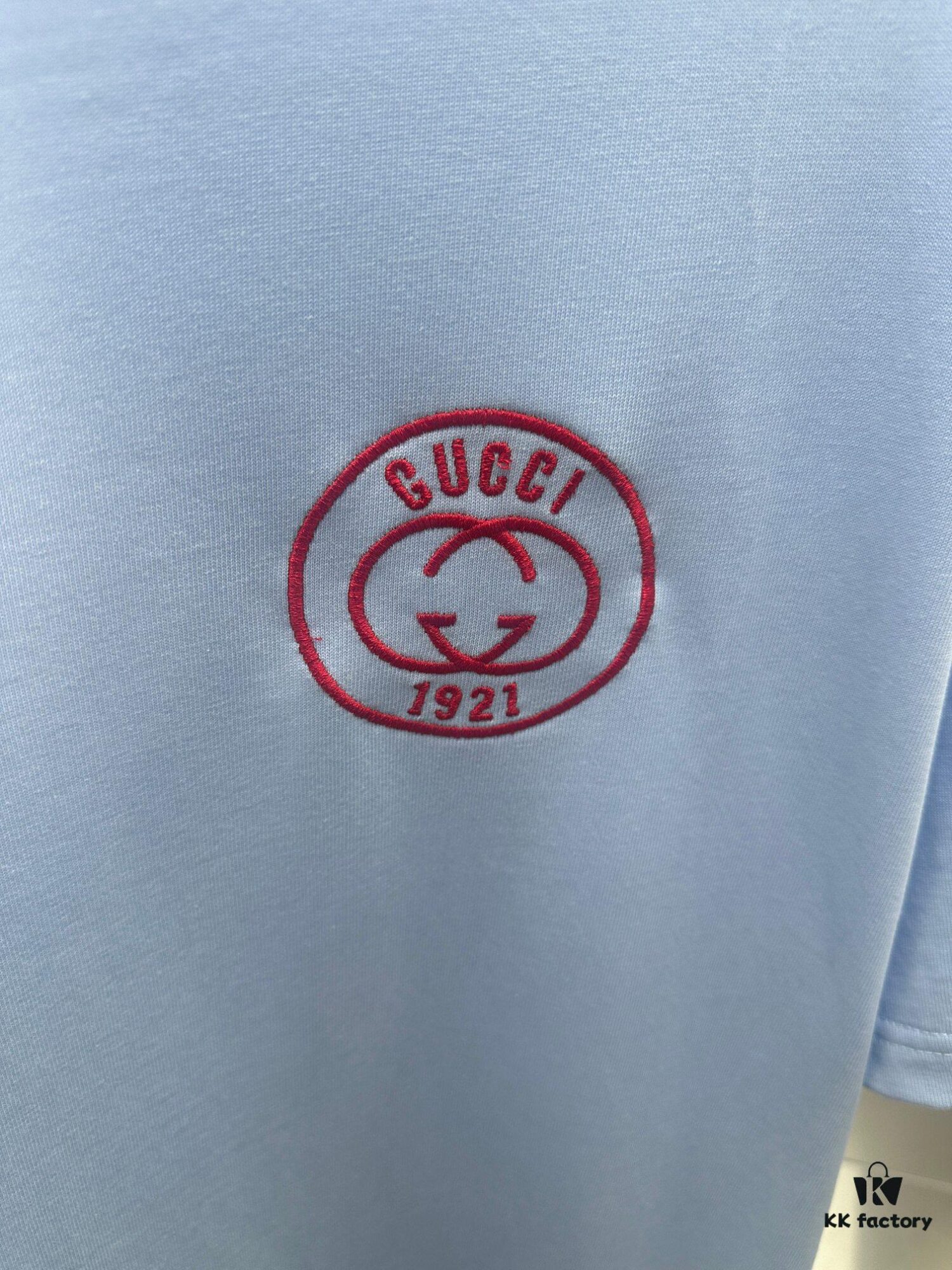 693134d8908475d562cd98b7 Gucci Embroidered Short Sleeve T-Shirt (Top Quality Version, Different from Standard Stock)