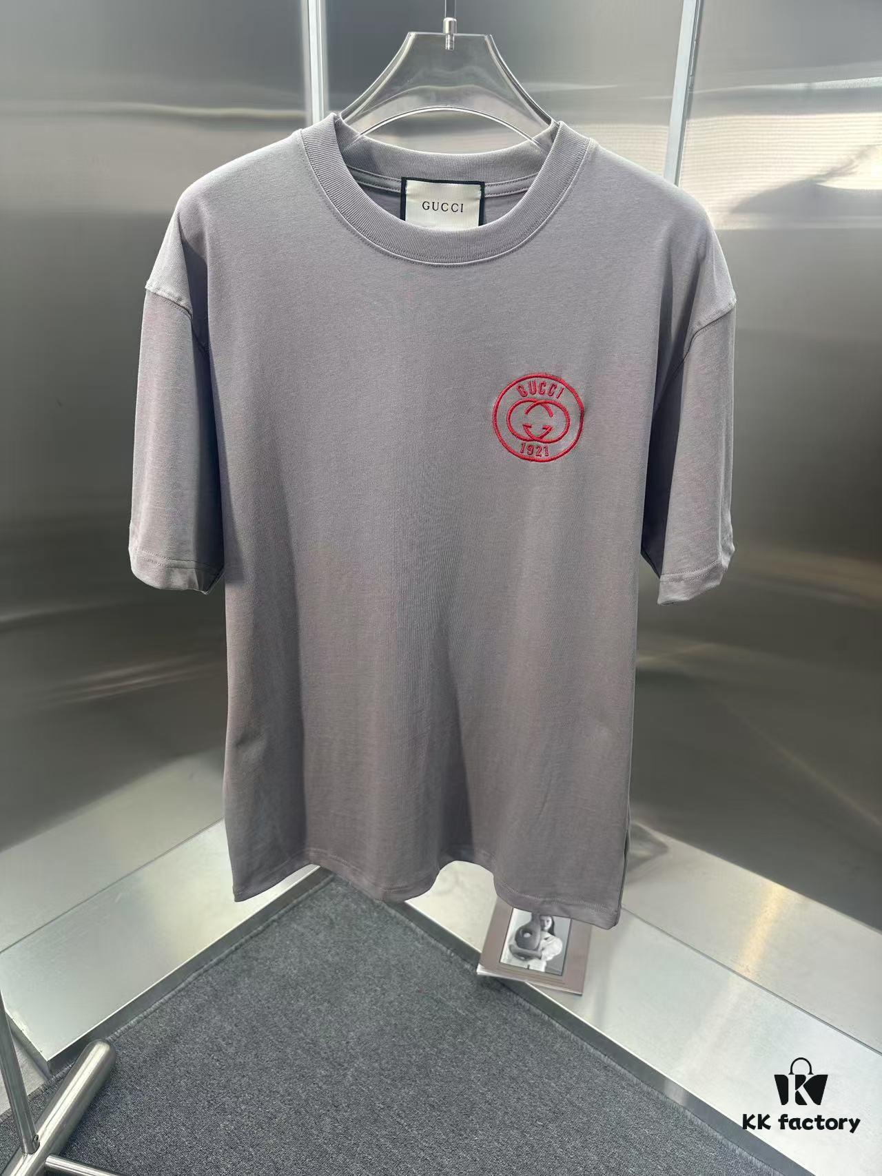 693134da908475d562cd98b8 Gucci Embroidered Short Sleeve T-Shirt (Top Quality Version, Different from Standard Stock)