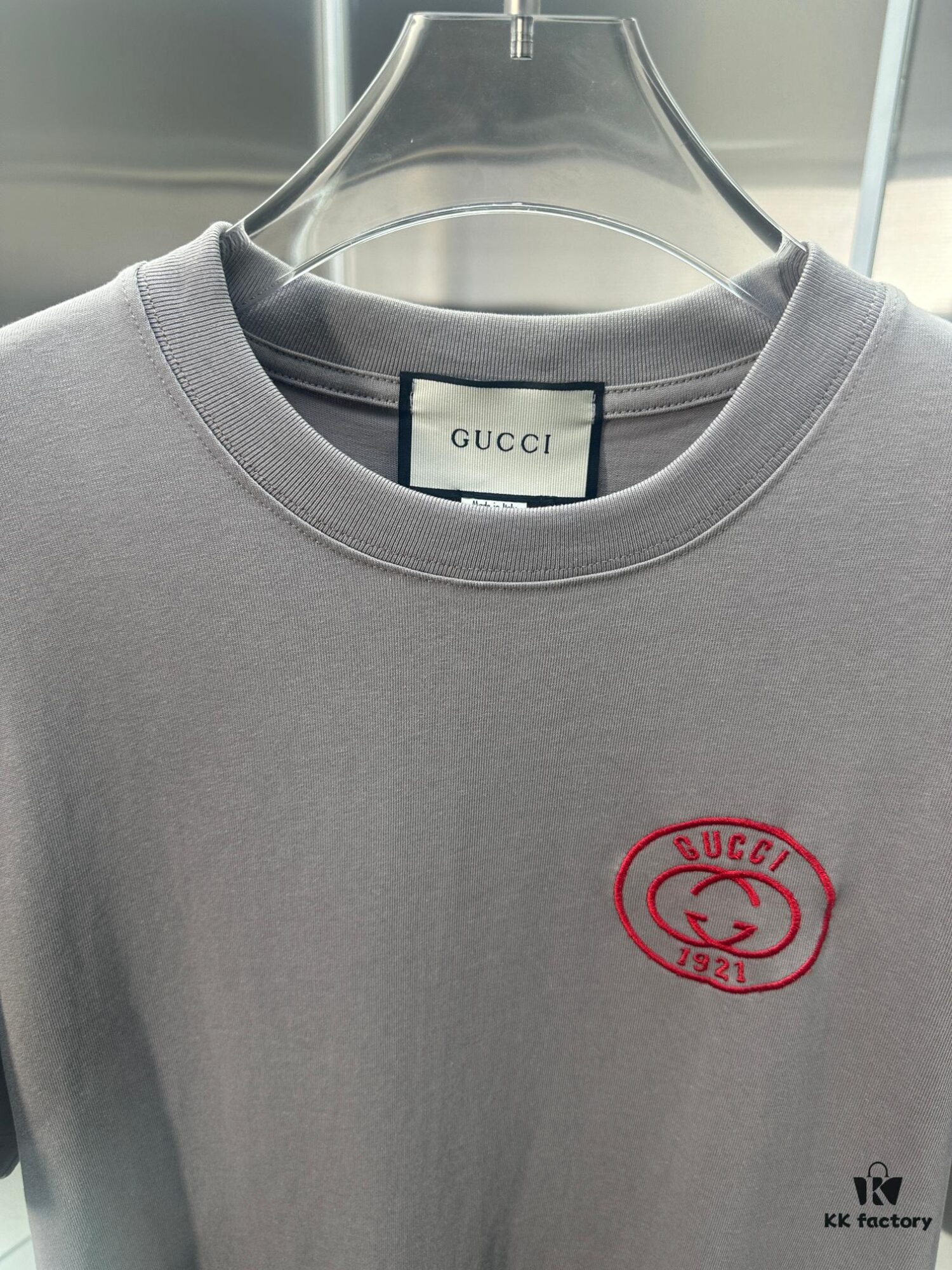 693134e2908475d562cd98bb Gucci Embroidered Short Sleeve T-Shirt (Top Quality Version, Different from Standard Stock)