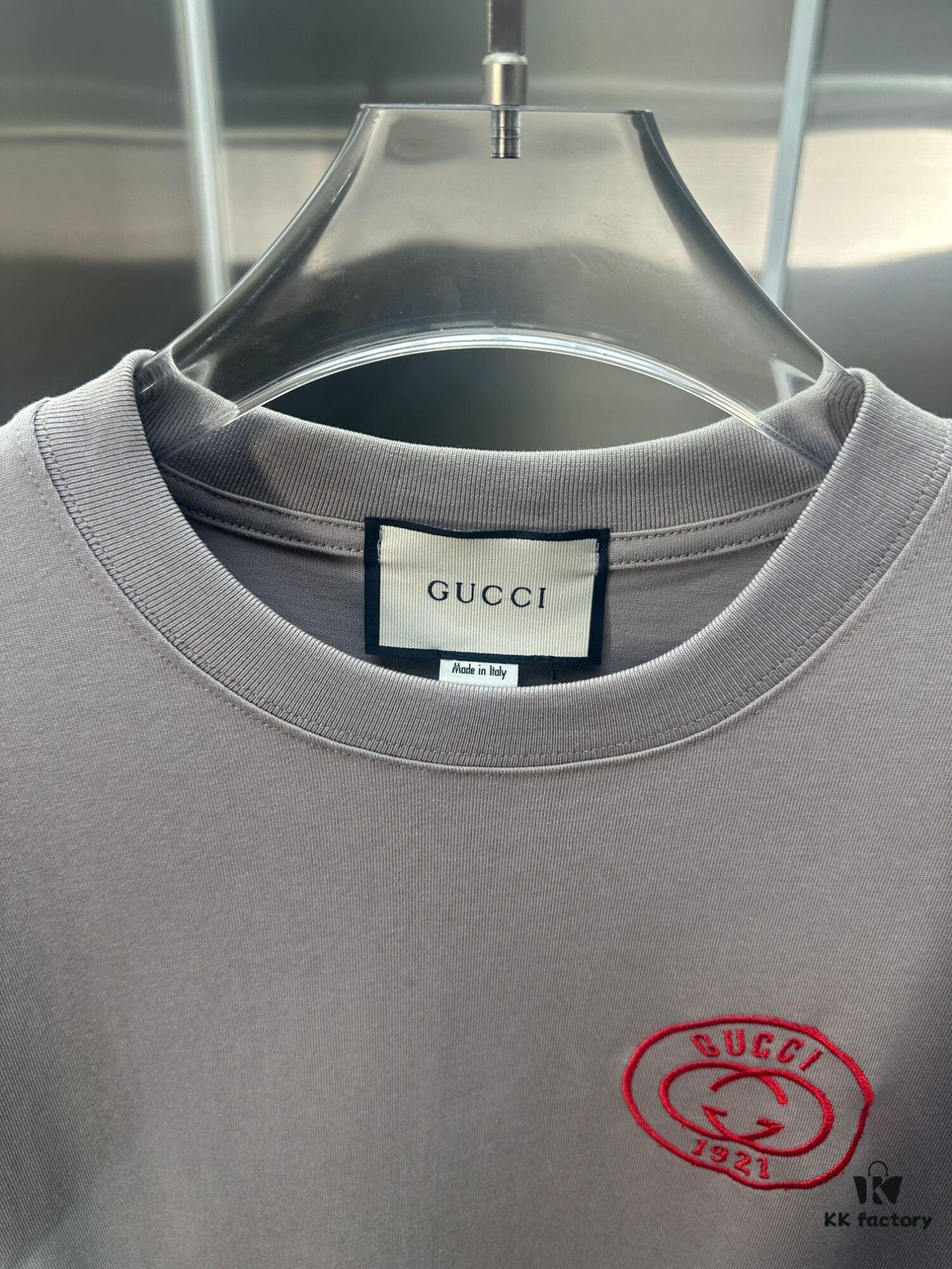 693134e8908475d562cd98bc Gucci Embroidered Short Sleeve T-Shirt (Top Quality Version, Different from Standard Stock)