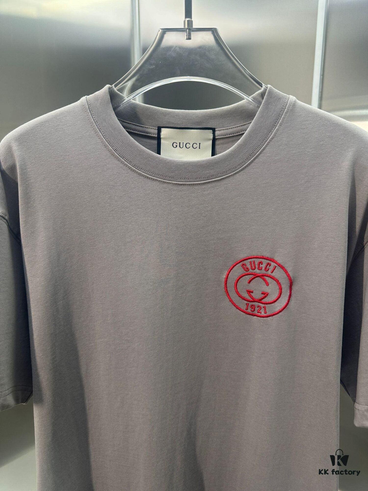 693134e9908475d562cd98bd Gucci Embroidered Short Sleeve T-Shirt (Top Quality Version, Different from Standard Stock)