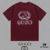 6931354a908475d562cd98d8 GUCCI 25SS Master-Designed New Arrival Printed Round-Neck Short-Sleeve T-Shirt 300g
