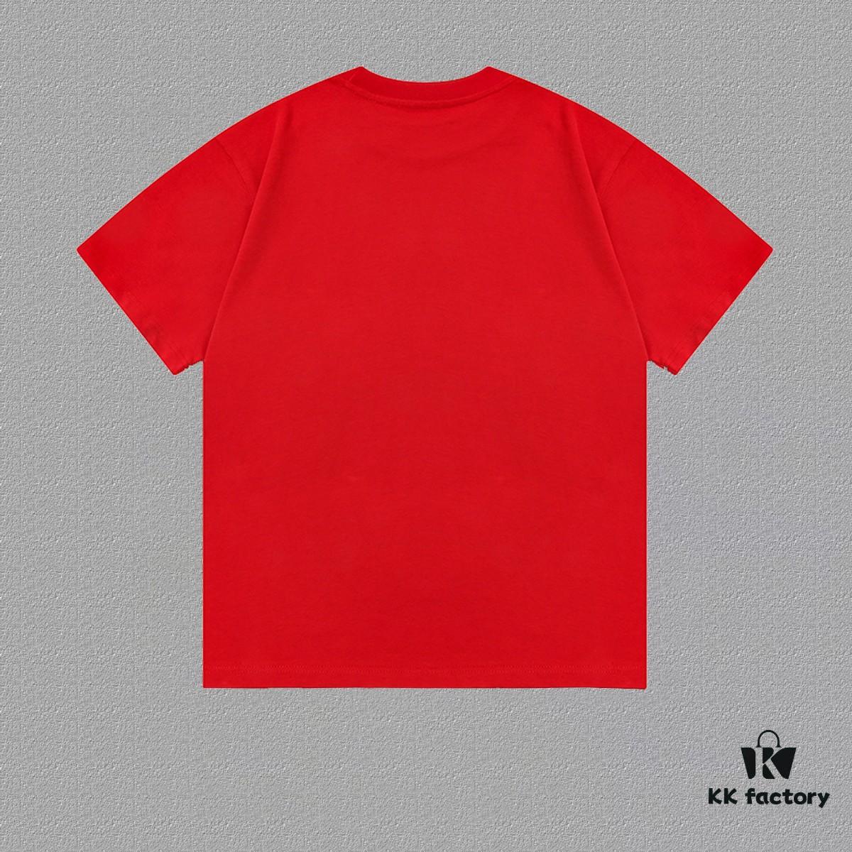 6931356e908475d562cd98e3 LOE Loewe 25SS Master-Designed Brand New Printed Round-Neck Short-Sleeve T-Shirt