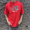 693135ea908475d562cd9902 GUCCI 25SS Master-Designed New Arrival Printed Crew Neck Short Sleeve T-Shirt 300g