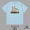 69313606908475d562cd990a GUCCI 25SS Master-Designed New Arrival Printed Round-Neck Short-Sleeve T-Shirt 300g