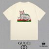 6931360c908475d562cd990b GUCCI 25SS Master-Designed New Arrival Printed Round Neck Short Sleeve T-Shirt, 300g High-Quality Fabric