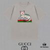 69313618908475d562cd990c GUCCI 25SS Master-Designed New Arrival Printed Round-Neck Short-Sleeve T-Shirt, 300g
