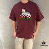 69313650908475d562cd9917 GUCCI 25SS Master-Designed Brand New Fashion Print Round Neck Short-Sleeve T-Shirt 300g