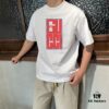 69313664908475d562cd991a GUCCI Gucci 25SS Master-Designed New Arrival Printed Round-Neck Short-Sleeve T-Shirt 300g