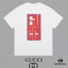 6931366a908475d562cd991b GUCCI Gucci 25SS Master-Designed New Arrival Printed Round-Neck Short-Sleeve T-Shirt 300g