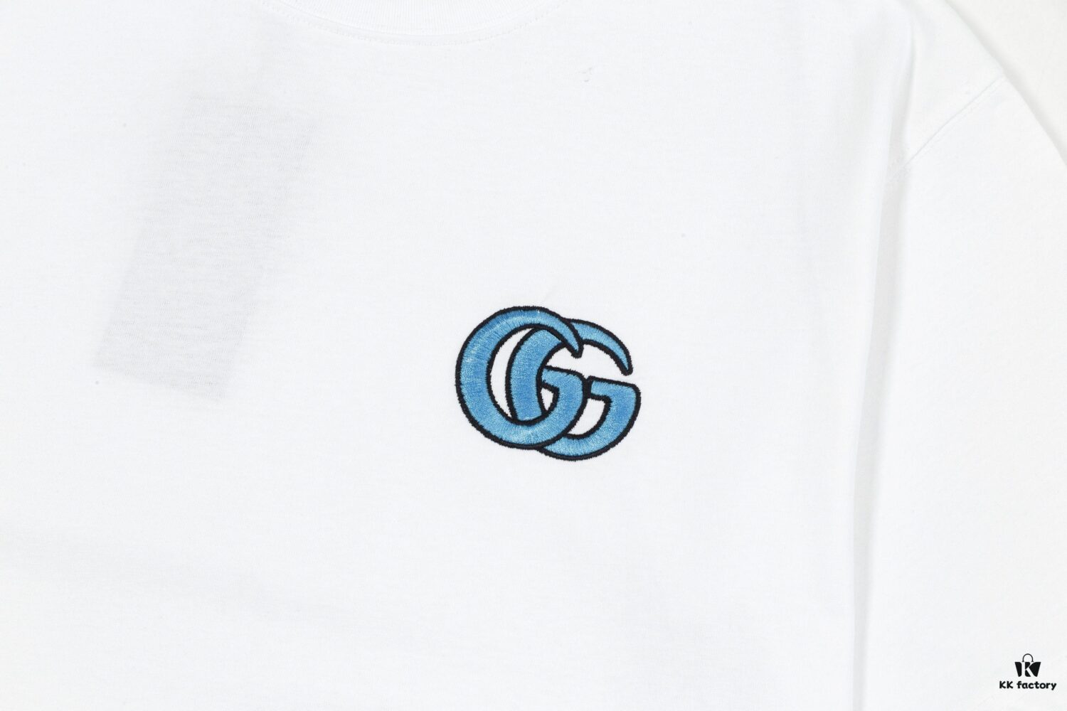69313714908475d562cd9947 Gucci Embroidered Short Sleeve T-Shirt (Top Quality Version, Different from Standard Stock)