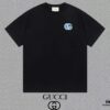 69313726908475d562cd994a Gucci Embroidered Short Sleeve T-Shirt (Top Quality Version, Different from Standard Stock) Unisex 100% Cotton Heavyweight Dual-Yarn Tee