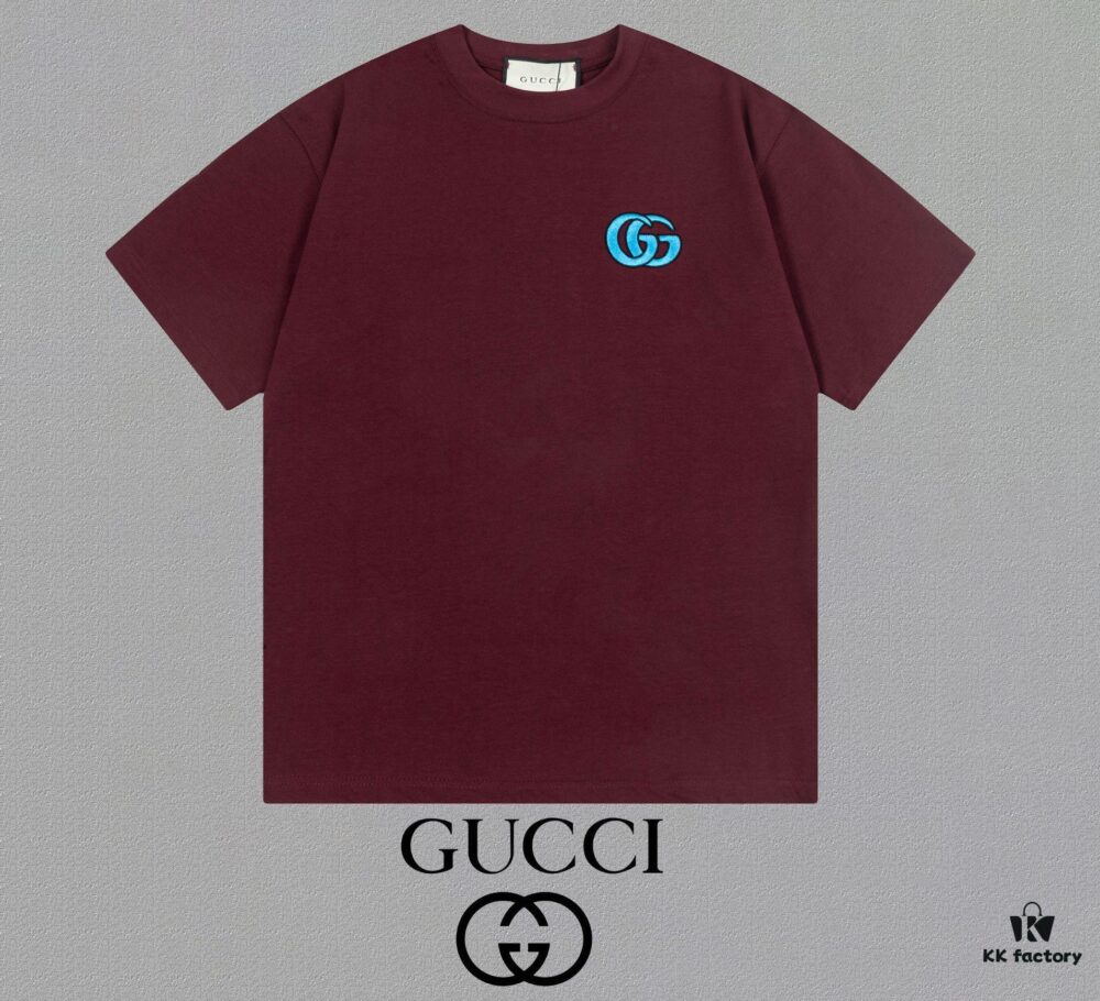 69313746908475d562cd9953 Gucci Embroidered Short Sleeve T-Shirt (Top Quality Version, Different from Standard Stock)