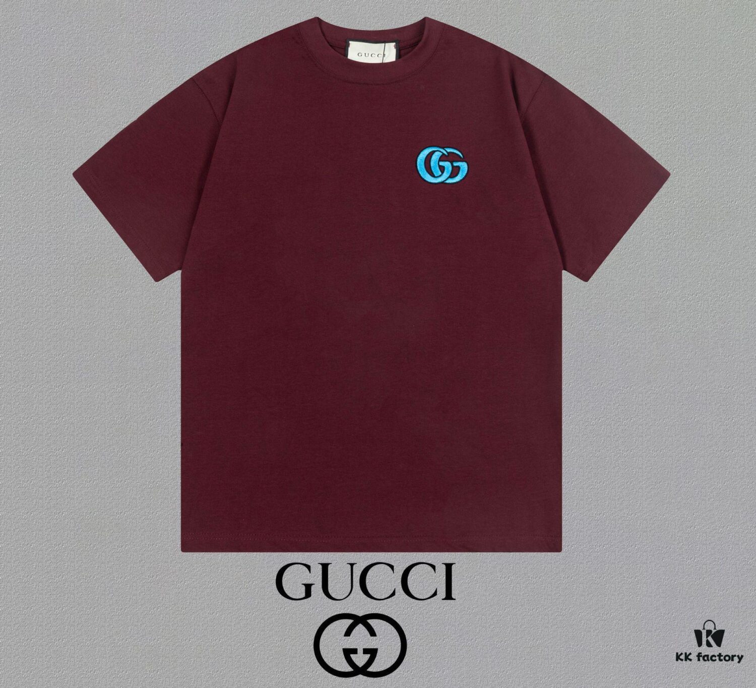 69313746908475d562cd9953 Gucci Embroidered Short Sleeve T-Shirt (Top Quality Version, Different from Standard Stock)