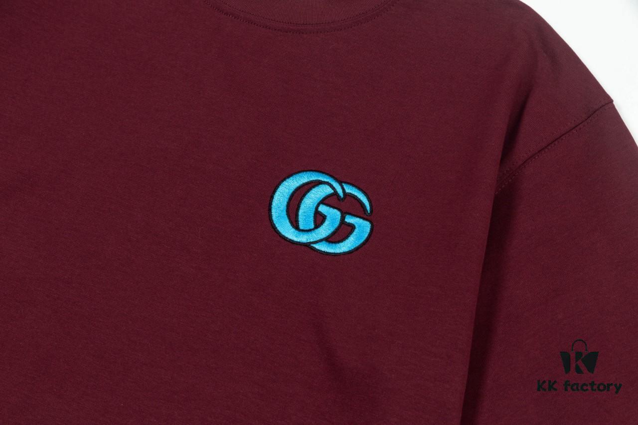 69313758908475d562cd9958 Gucci Embroidered Short Sleeve T-Shirt (Top Quality Version, Different from Standard Stock)