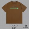 69313764908475d562cd995d GUCCI 25SS Master-Designed New Arrival Printed Round-Neck Short-Sleeve T-Shirt 300g