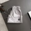 GUCCI 2025 Spring/Summer New Arrival High-End Elastic Waist Casual Solid Loose Shorts