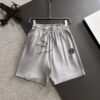 GUCCI 2025 Spring/Summer New Arrival High-End Elastic Waist Casual Solid Loose Shorts