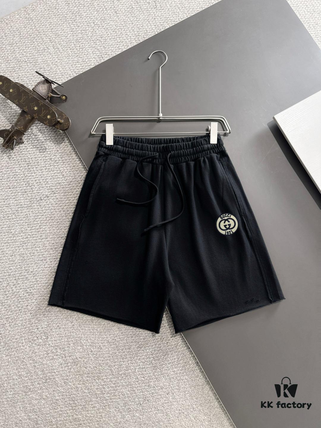 693137f4908475d562cd998f GUCCI 2025 Spring/Summer New Arrival Elastic Waist Casual Solid Loose Shorts
