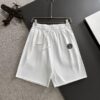 69313827908475d562cd99a2 GUCCI 2025 Spring/Summer New Arrival High-End Elastic Waist Casual Solid Loose Shorts