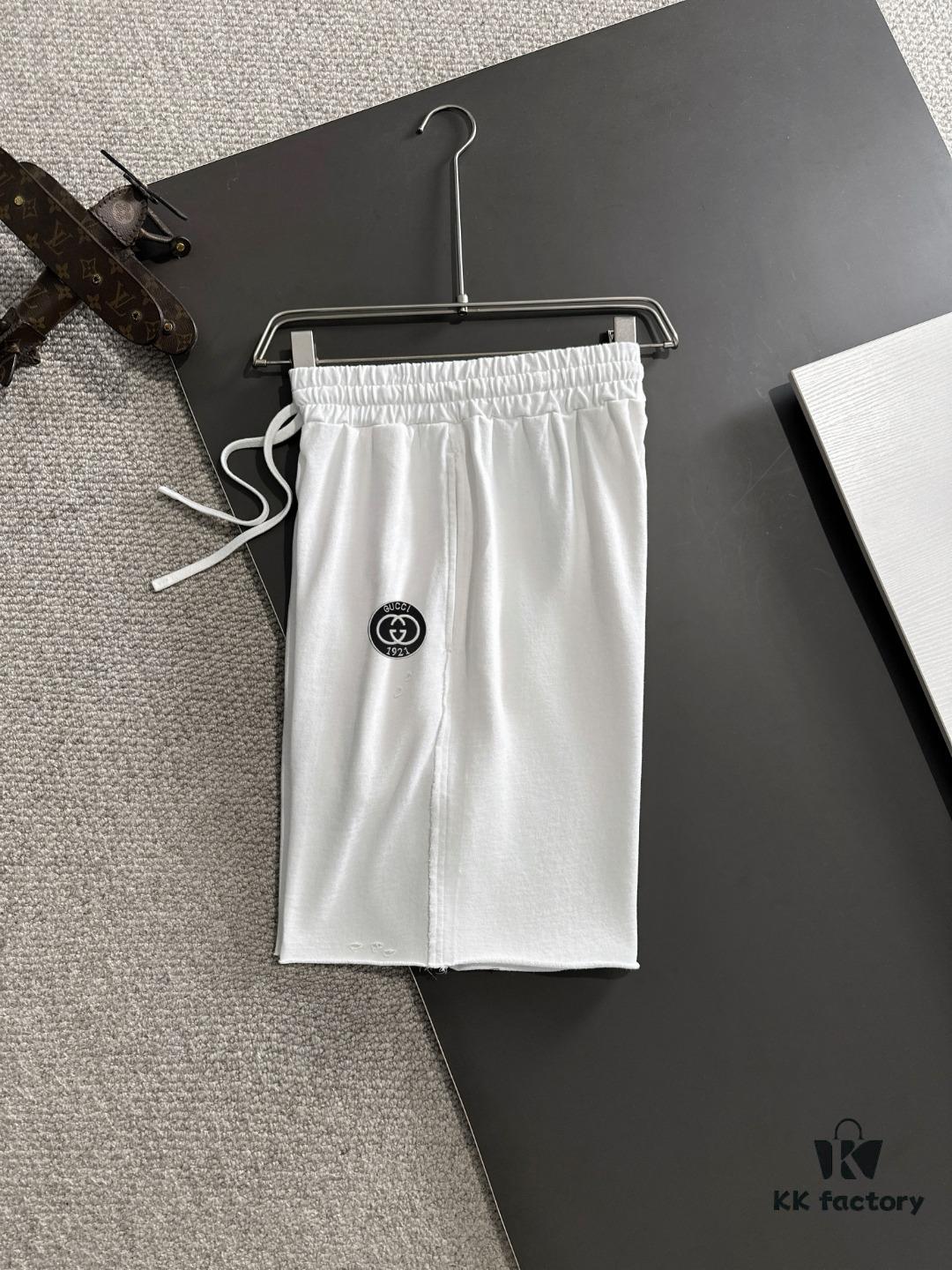 6931383b908475d562cd99a9 GUCCI 2025 Spring/Summer New Arrival High-End Elastic Waist Casual Solid Loose Shorts