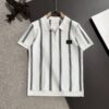High-Quality GUCCI 2025 Spring/Summer New Men's Lapel Short-Sleeve T-Shirt