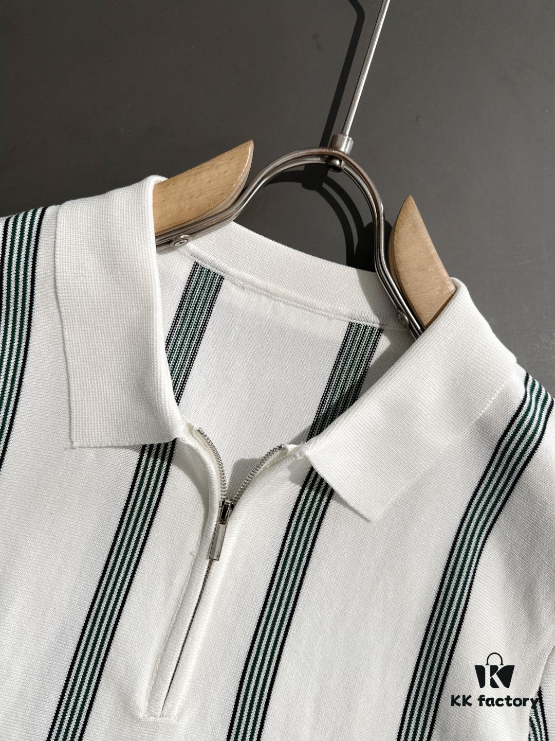 High-Quality GUCCI 2025 Spring/Summer New Men's Lapel Short-Sleeve T-Shirt