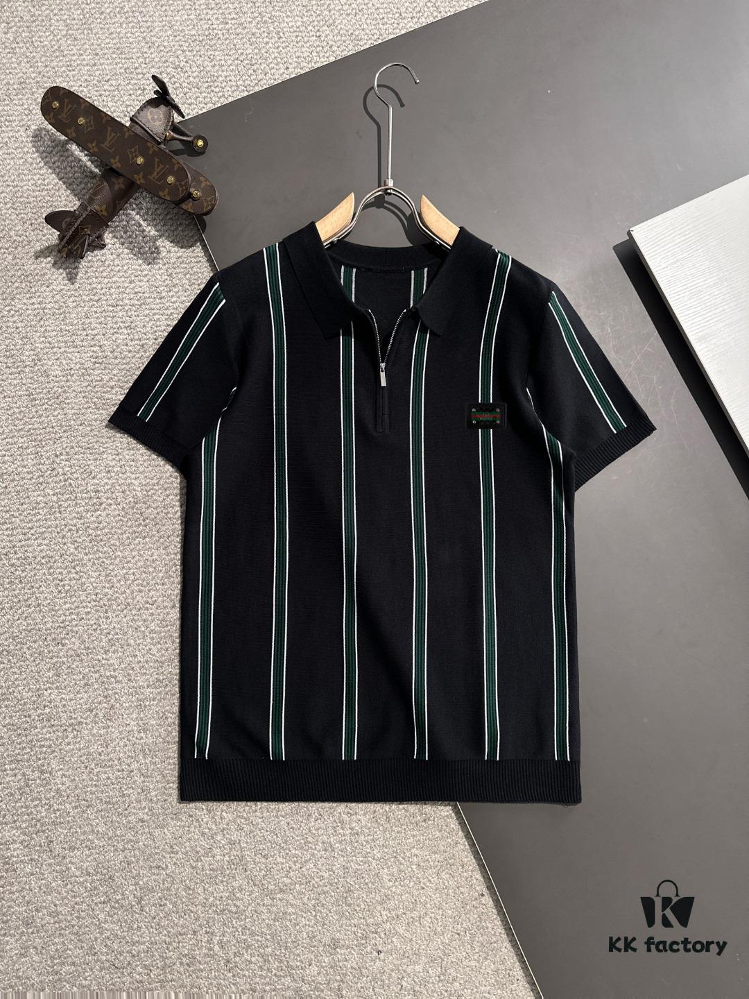 69313961908475d562cd99f2 High-Quality GUCCI 2025 Spring/Summer New Men's Collared Short-Sleeve T-Shirt