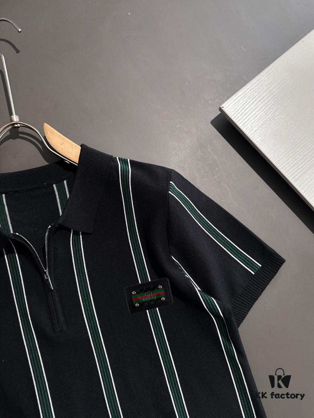 69313969908475d562cd99f4 High-Quality GUCCI 2025 Spring/Summer New Men's Collared Short-Sleeve T-Shirt