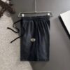 69313a0d908475d562cd9a2a GUCCI 2025 Spring/Summer New Arrival Elastic Waist Casual Solid Loose Shorts