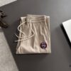 69313a25908475d562cd9a34 GUCCI 2025 Spring/Summer New Elastic Waist Casual Pants, Lightweight Custom Counter Fabric, Breathable and Comfortable, Exquisite Details, Brand Design Concept, High-Quality Craftsmanship, Soft and Smooth Texture, Leisure Cut with Excellent Fit