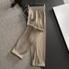 69313a26908475d562cd9a35 GUCCI 2025 Spring/Summer New Elastic Waist Casual Pants, Lightweight Custom Counter Fabric, Breathable and Comfortable, Exquisite Details, Brand Design Concept, High-Quality Craftsmanship, Soft and Smooth Texture, Leisure Cut with Excellent Fit