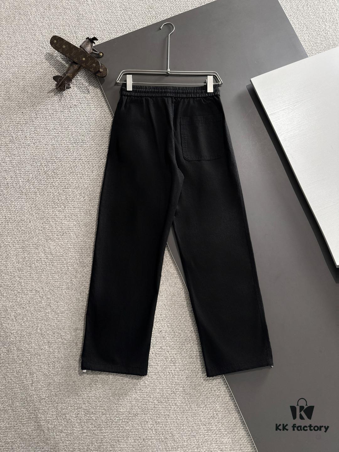 69313a65908475d562cd9a47 GUCCI 2025 Spring/Summer New Elastic Waist Casual Pants, Lightweight Custom Counter Fabric, Breathable and Comfortable, Exquisite Details, Brand Design Concept, High Quality, Soft and Smooth Touch