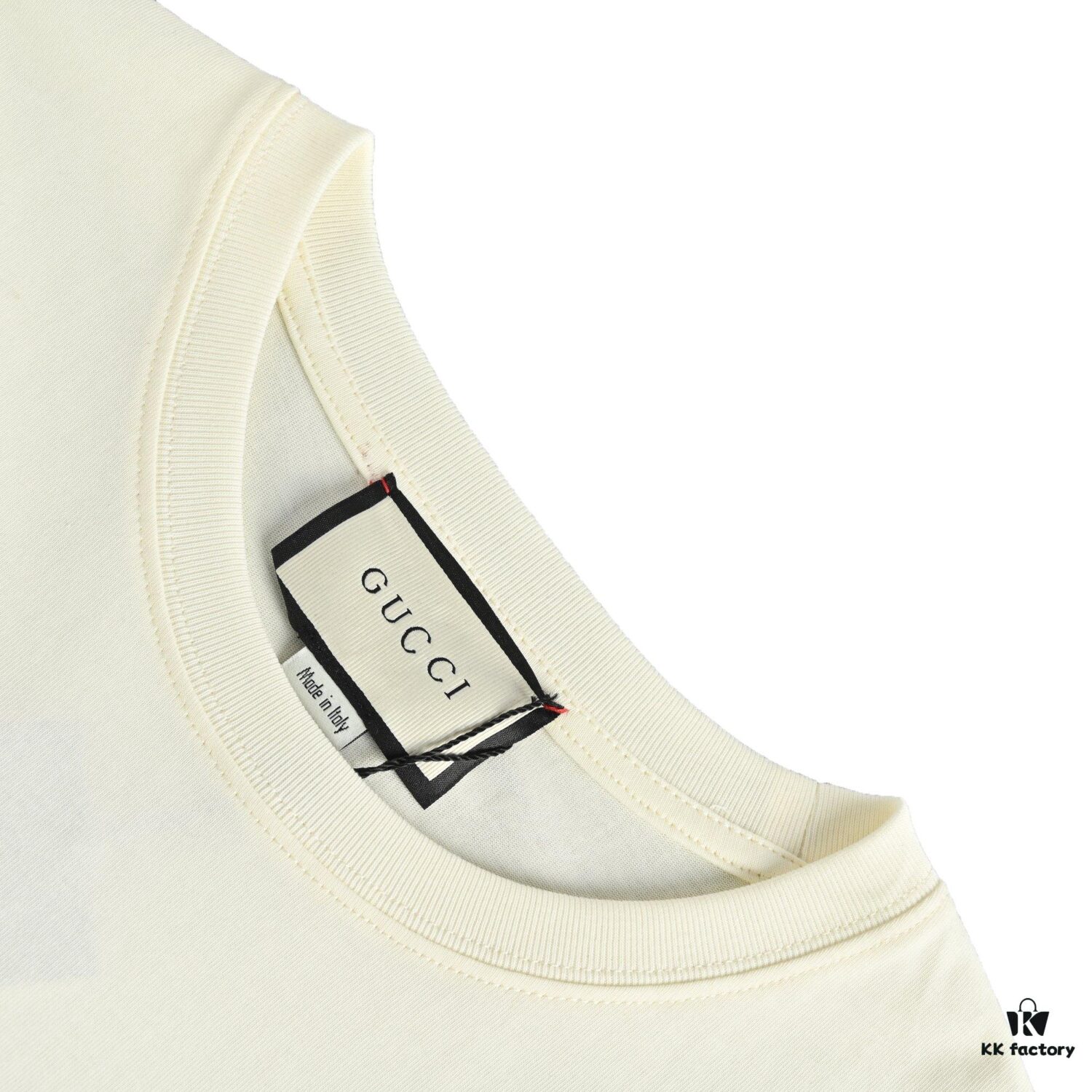 Gucci 19SS Lightning Logo Printed Short Sleeve T-Shirt
