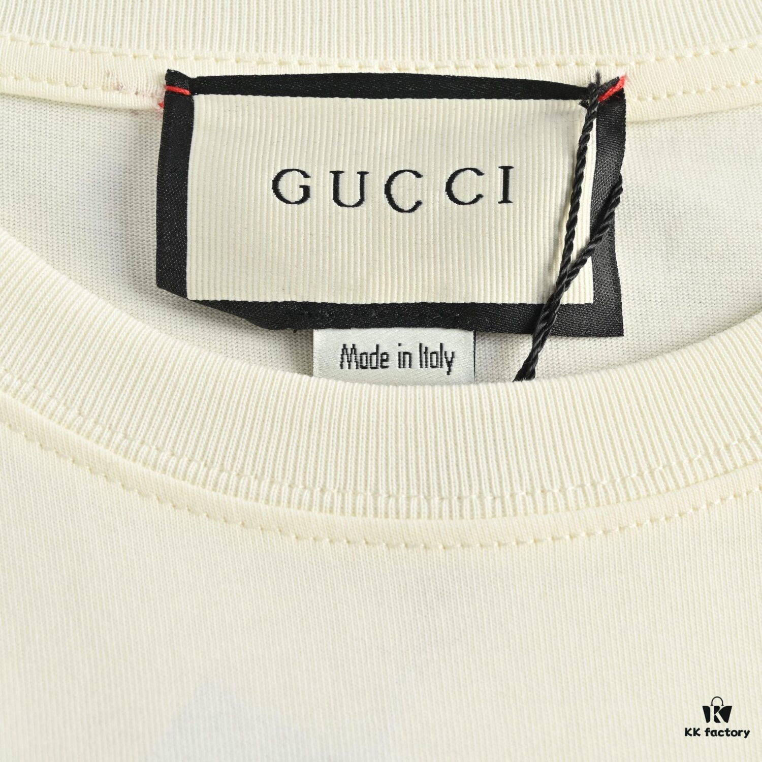 Gucci 19SS Lightning Logo Printed Short Sleeve T-Shirt