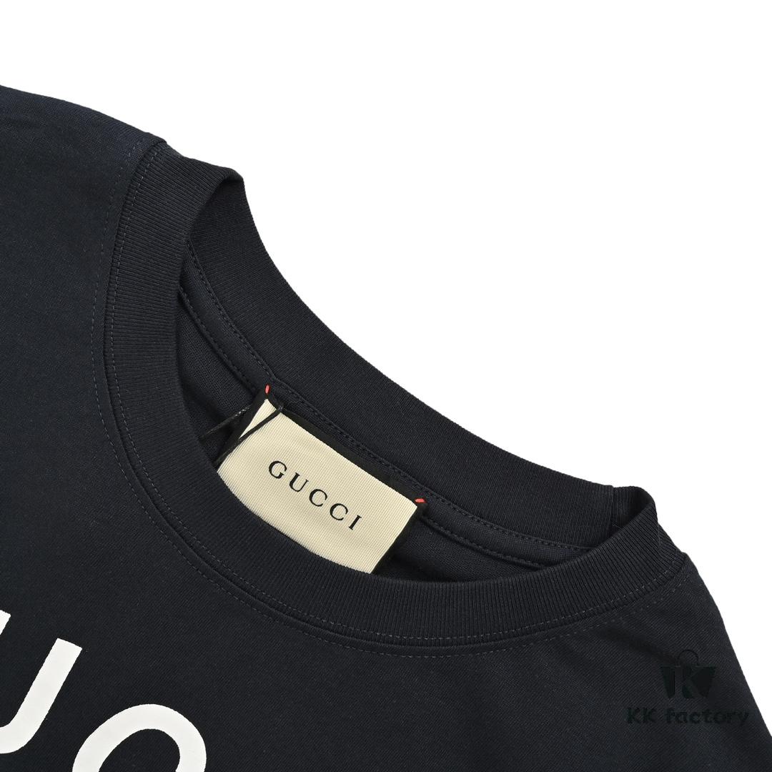 69313bd7908475d562cd9ab9 Gucci 22SS Braided Logo Letter Print Short-Sleeve T-Shirt